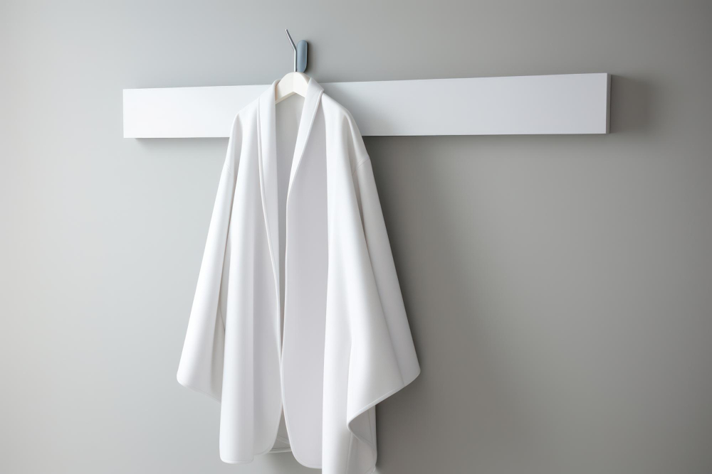 Bathrobe and slippers